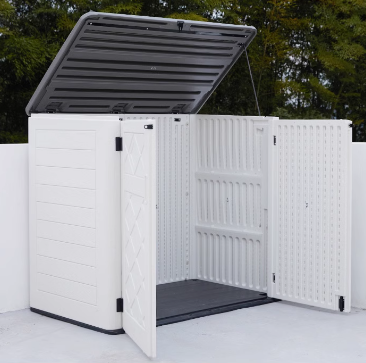 Chill Garden - HDPE Ling-shaped outdoor waterproof storage cabinet | Outdoor cabinet | Waterproof cabinet | Terrace storage cabinet | Terrace outdoor cabinet