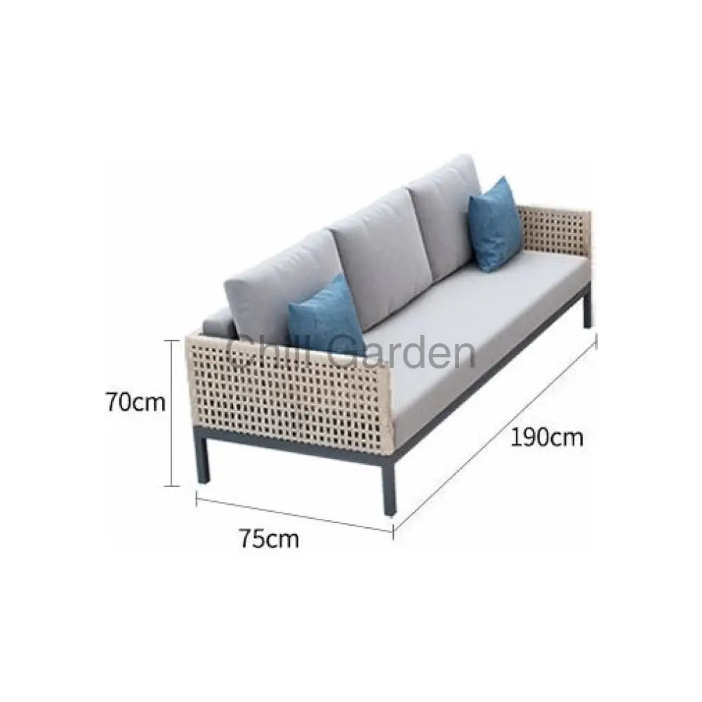 戶外沙發 ︳沙發 咖啡桌︳戶外傢俬 Sofa020