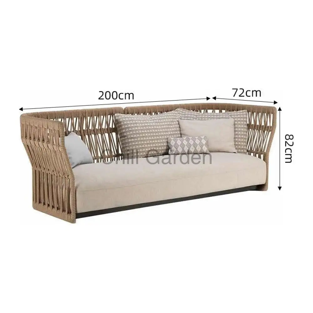 戶外沙發 ︳沙發 咖啡桌︳戶外傢俬 Sofa025