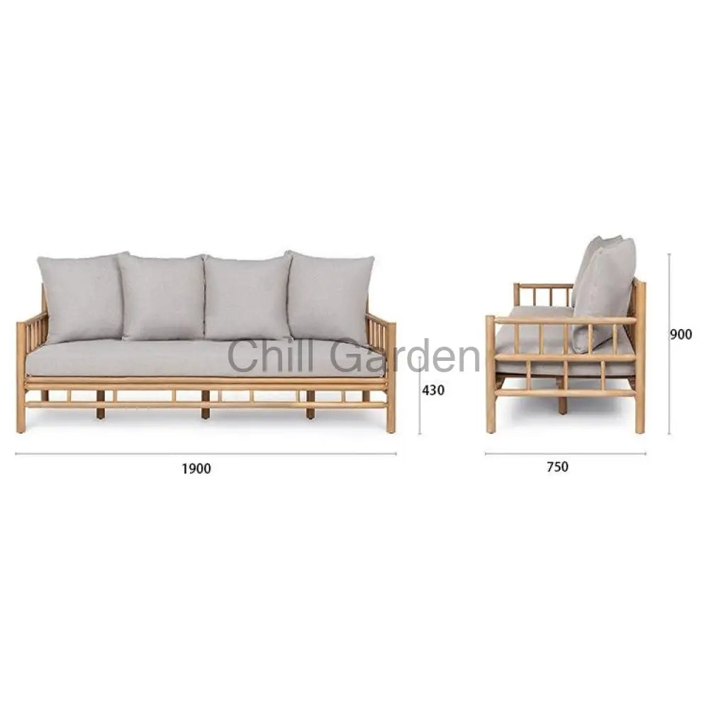 戶外沙發 ︳沙發 咖啡桌︳戶外傢俬 Sofa026