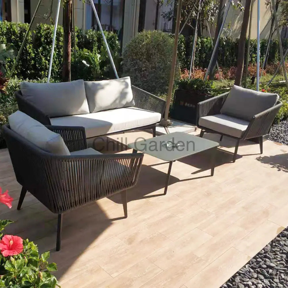 戶外沙發 ︳戶外沙發 沙發 咖啡桌︳戶外傢俬 Sofa057