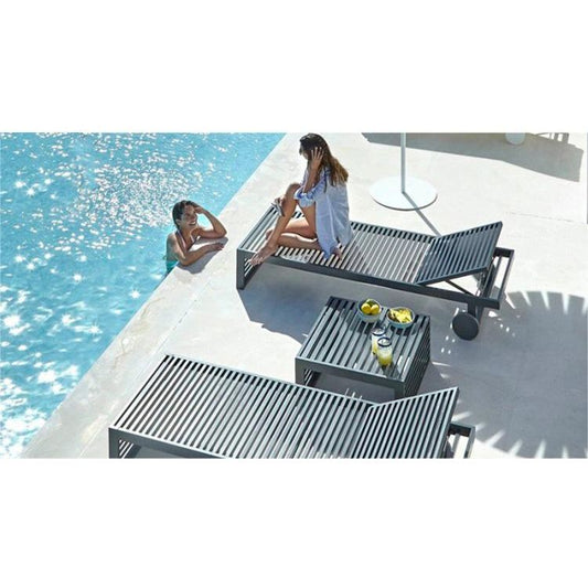 鋁合金框架  橫間 太陽椅 一張 | 沙灘椅 | 防水戶外傢俬 SL005