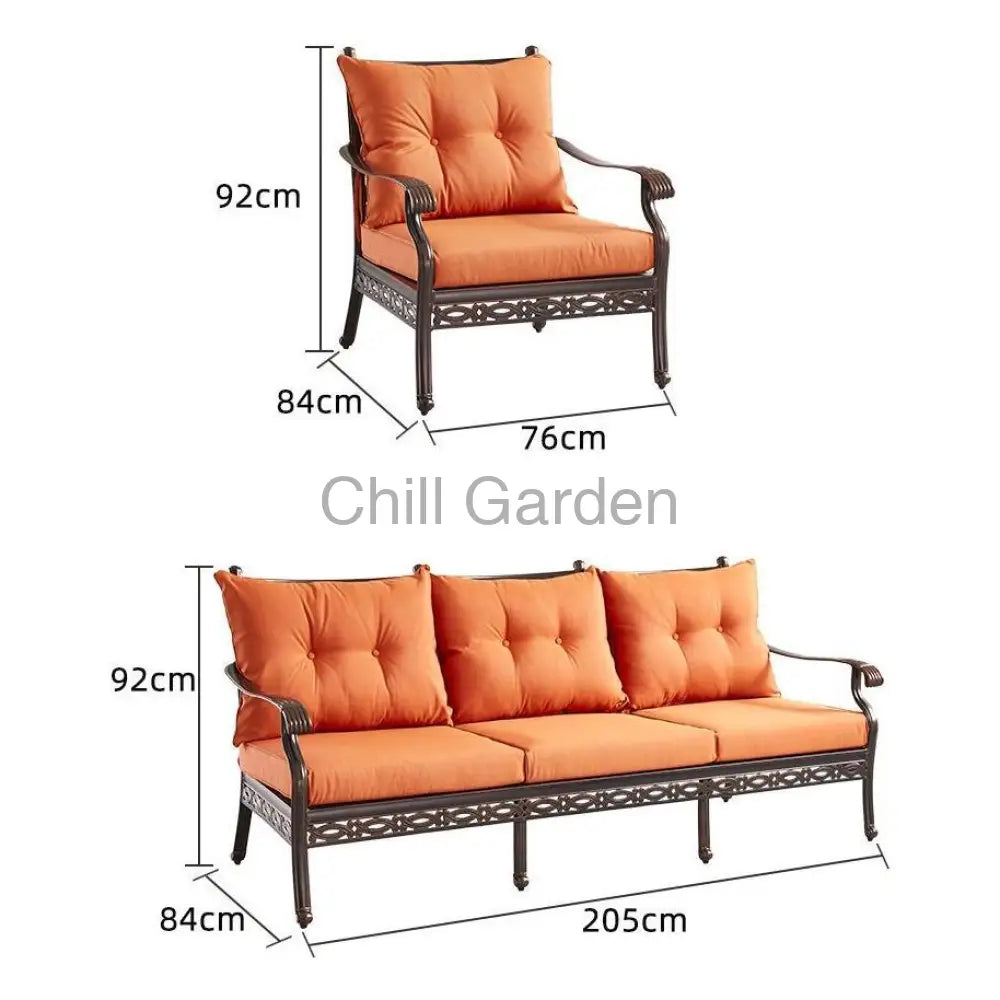 戶外沙發 ︳沙發 咖啡桌︳戶外傢俬 Sofa019