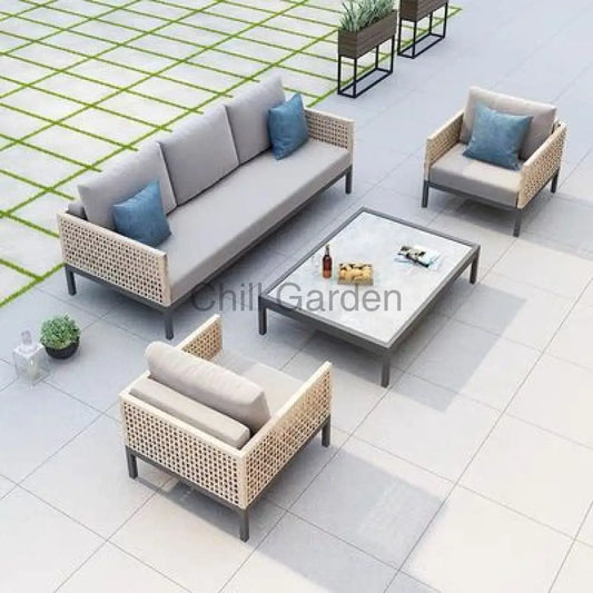 戶外沙發 ︳沙發 咖啡桌︳戶外傢俬 Sofa020
