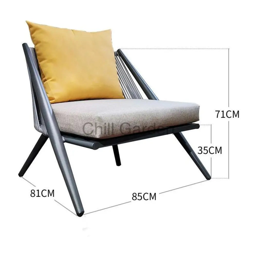 戶外沙發 ︳沙發 咖啡桌︳戶外傢俬 Sofa048